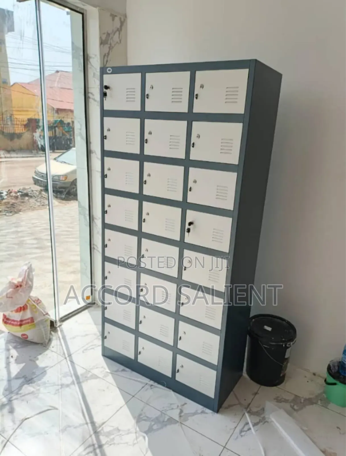 Multiple Doors Metal Locker With Separate Keys
