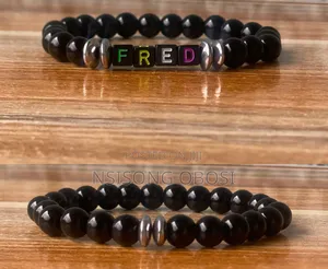 Customized/ Non-Customized Flat Round Beaded Bracelets