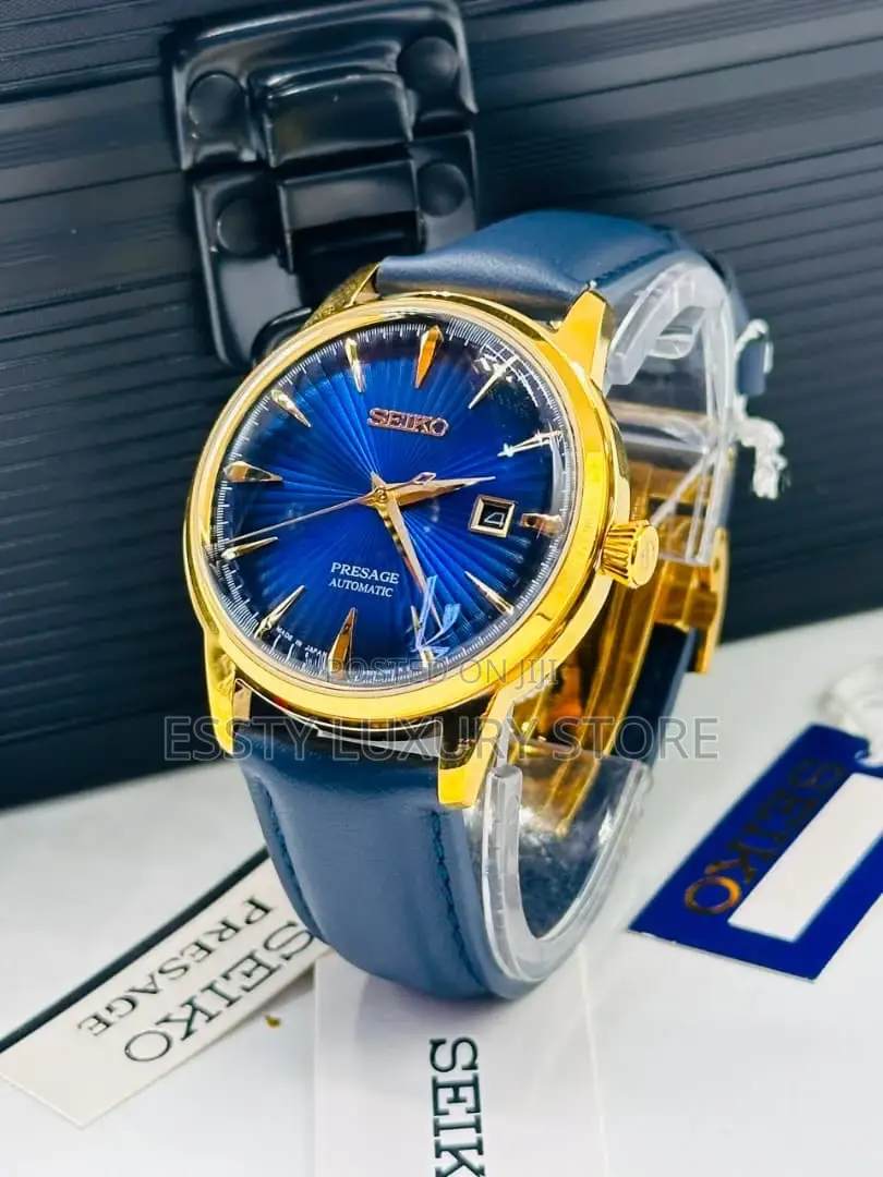 High-Quality Luxury Automatic Seiko Leather