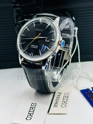 High-Quality Luxury Automatic Seiko Leather