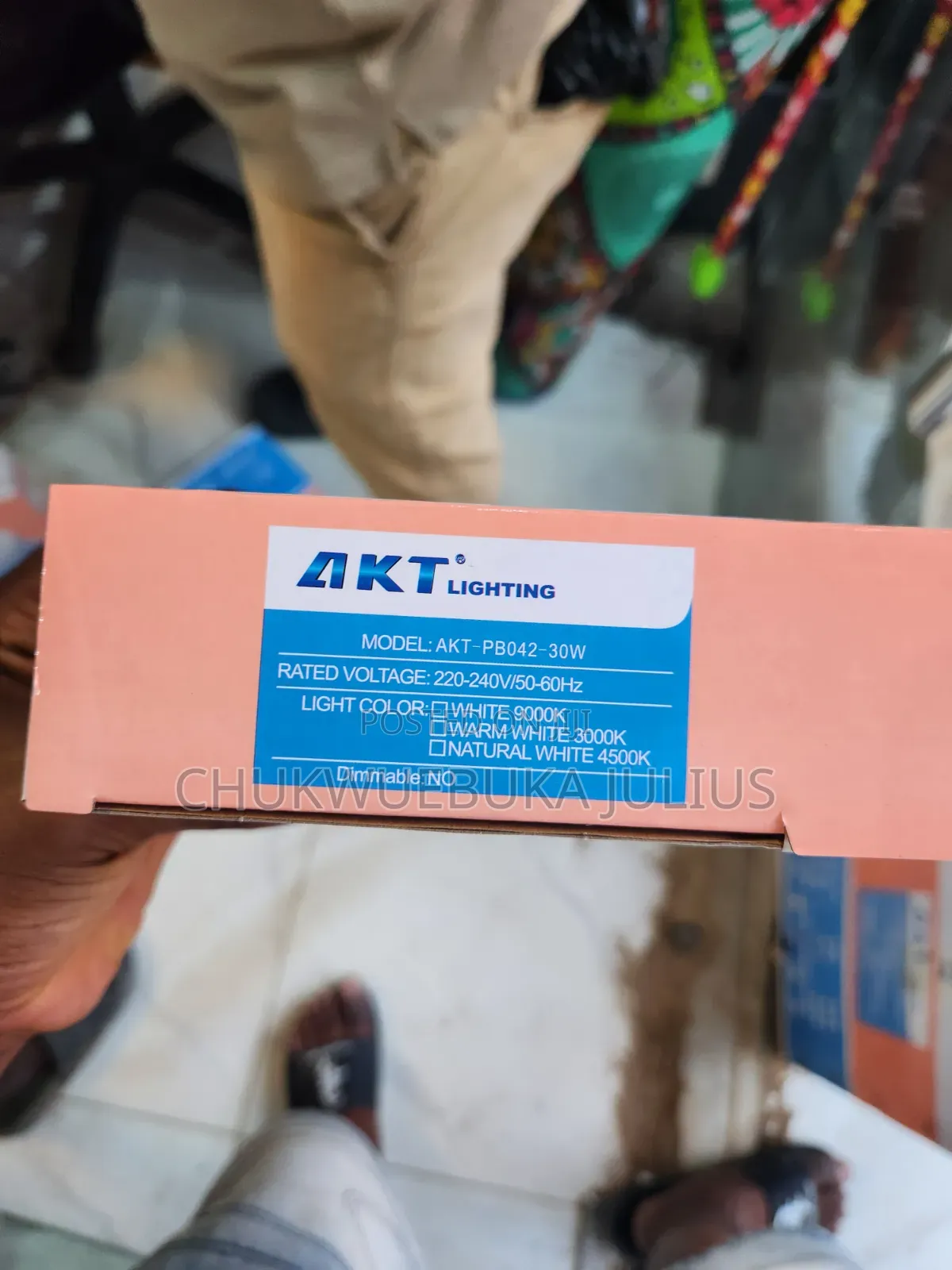 AKT Lighting 30W LED Panel Light – 1800 Lumens
