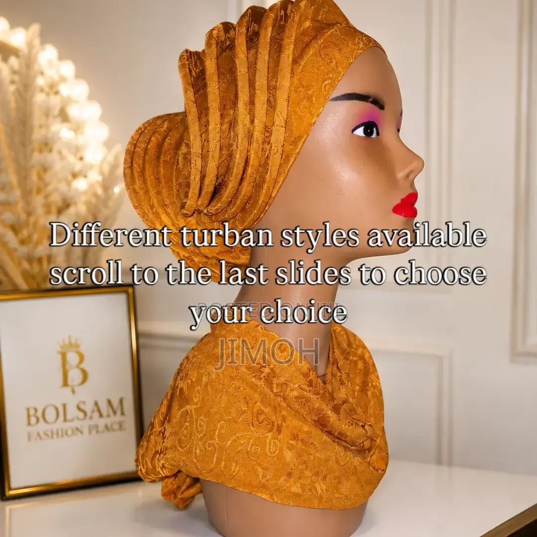 Spiral Turban Cap