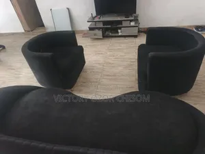 Black Used Sofa 3set