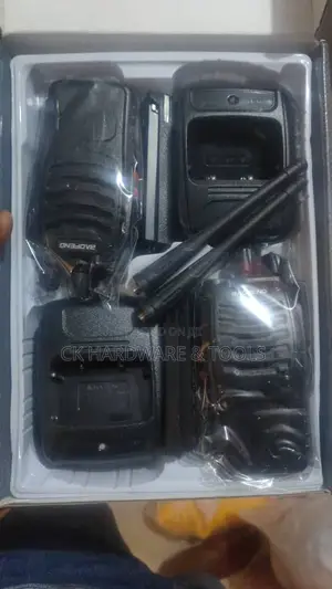 Two UHF Walkie-Talkies Operating Within the 400-470MHz