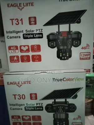 CCTV Solar Camera 3lens