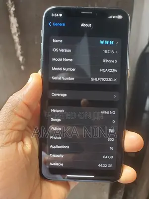 Apple iPhone X 64 GB Black