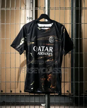 PSG Black Gold Jersey – Paris Saint-Germain Football Shirt