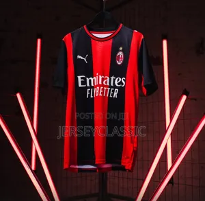 AC Milan Home Jersey 2025/26 – Red Black Football Shirt
