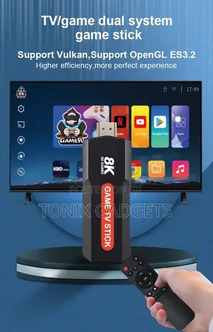 Game TV Stick With Gaming Box - Wireless Controller