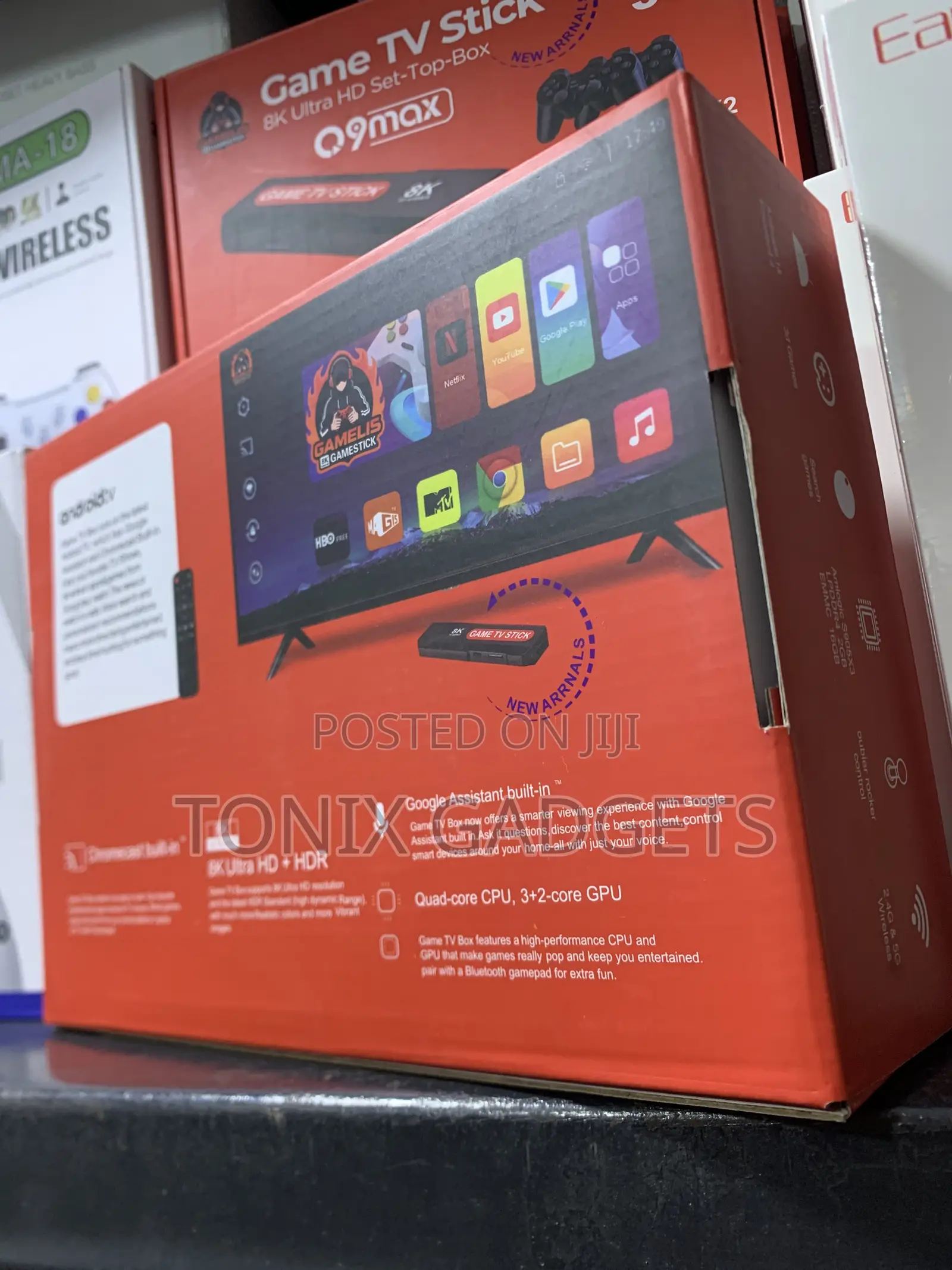 Game TV Stick With Gaming Box - Wireless Controller