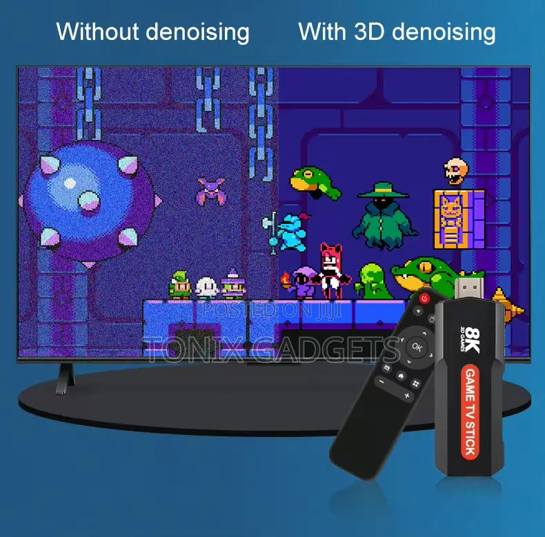 Game TV Stick With Gaming Box - Wireless Controller