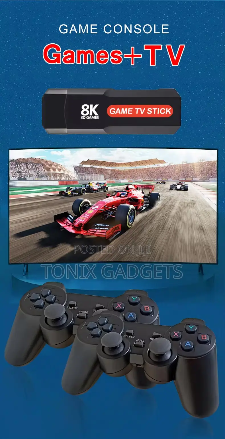 Game TV Stick With Gaming Box - Wireless Controller