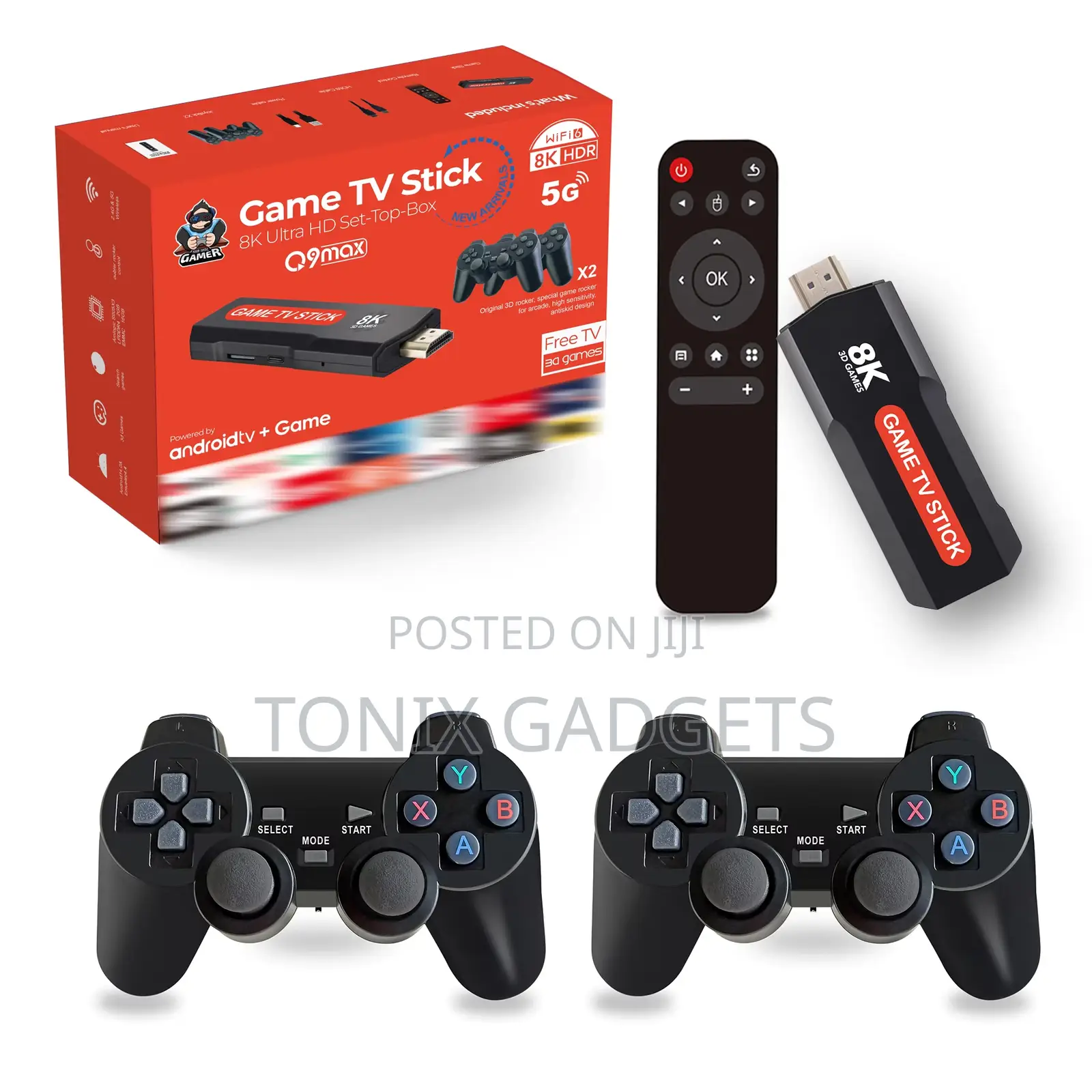 Game TV Stick With Gaming Box - Wireless Controller