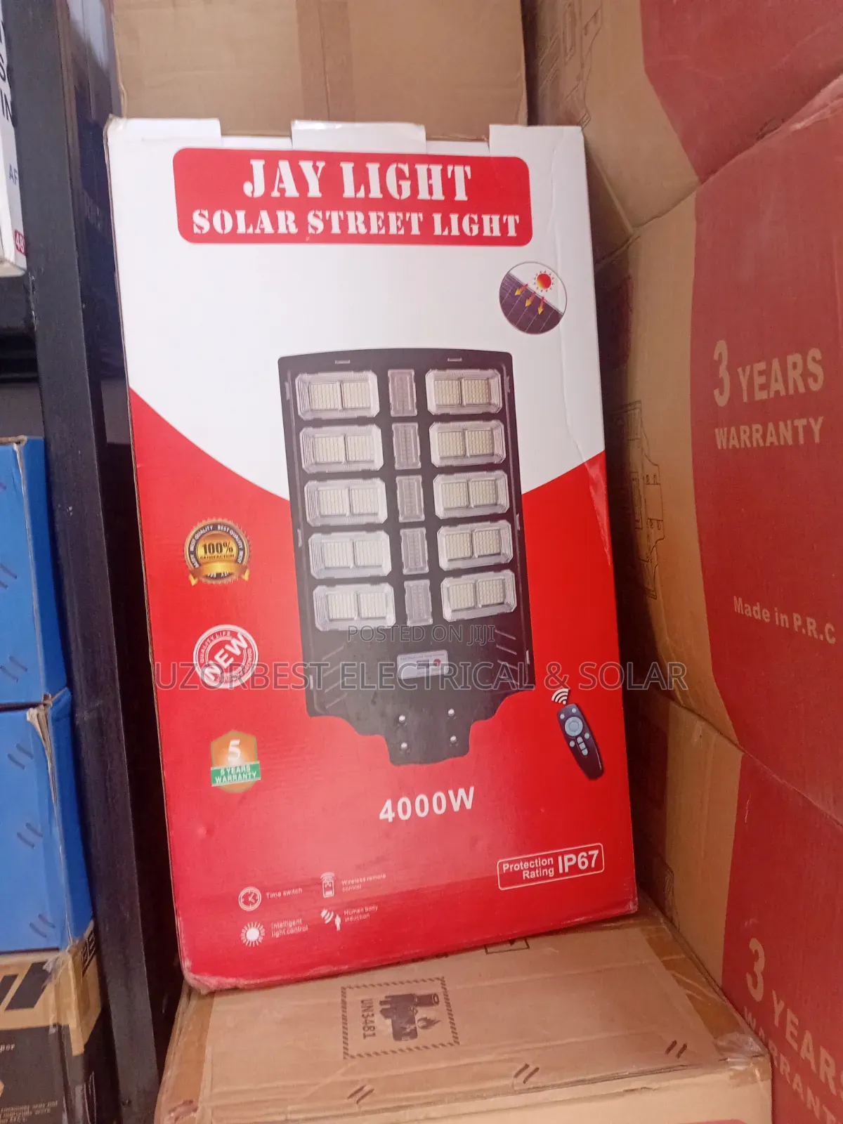 400w Solar All in One Street Light