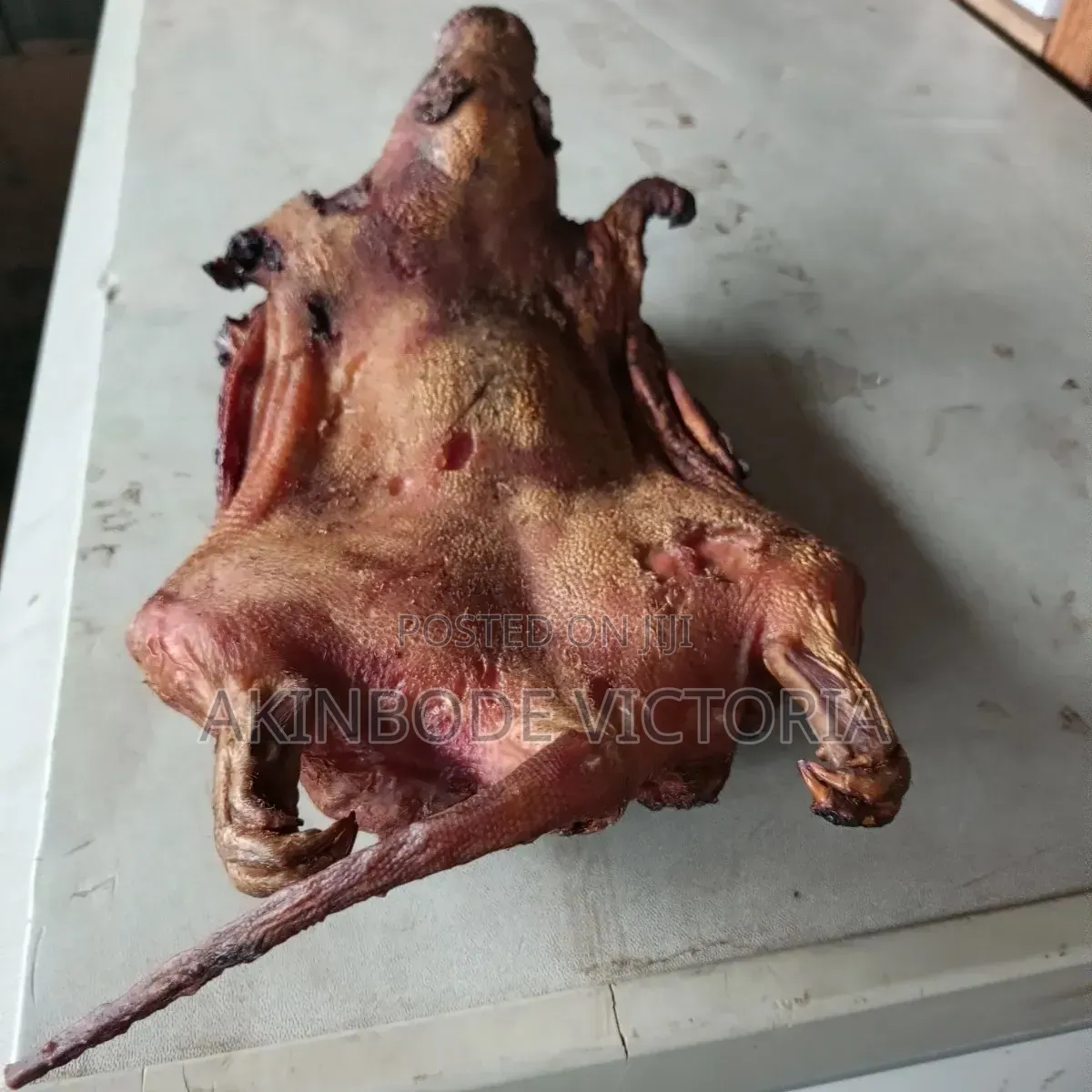 Roasted and Frozen Bushmeat