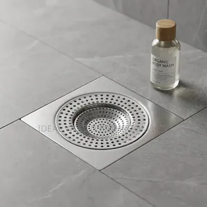 Stainless 15by15 Floor Drain 