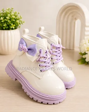 Kids Canvas High-Top Shoe (Purple) Girls