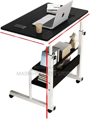 60x40cm Adjustable Movable Laptop Table and Bedside Table