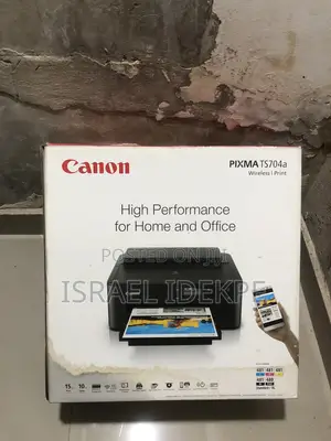 Neatly Used Canon Pixma Ts704a Wireless Printer (With Box)