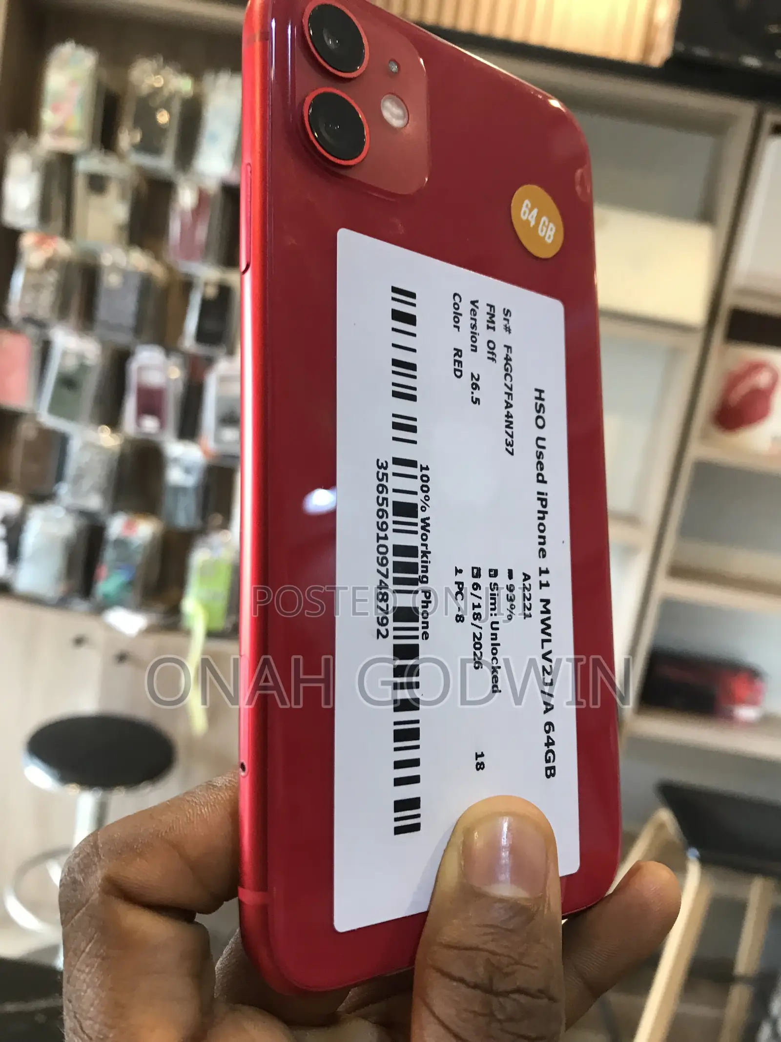 Apple iPhone 11 64 GB Red