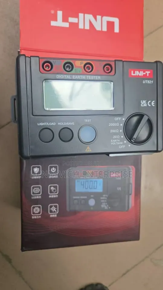 Unit T Earth Resistance Tester Brand New