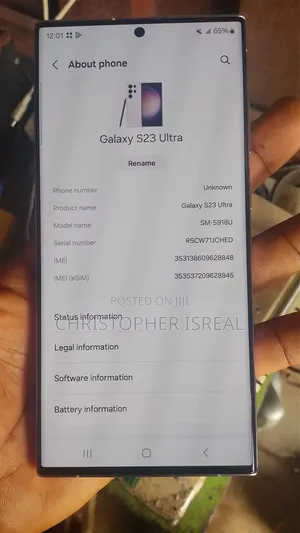 Samsung Galaxy S23 Ultra 256 GB Purple