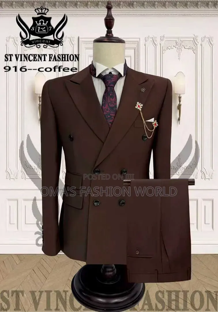 Special Design Double-Breasted Suit. 