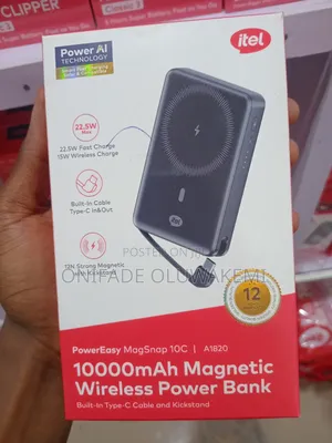 10,000mAh Magnetic Power Bank Itel A1820