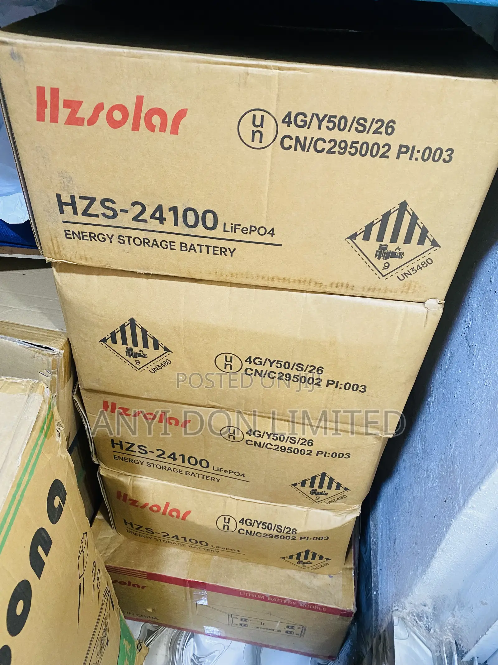 2.5kwh 24v Hz Solar Lithium Batteries