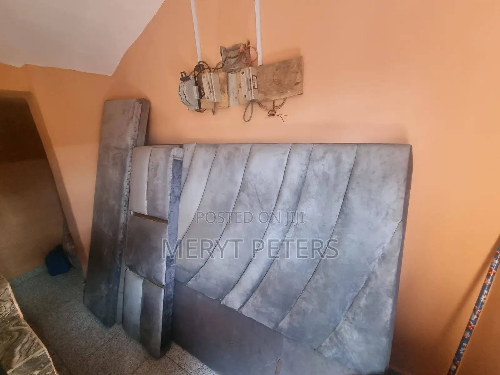 Bedframe, Mattress and Bedside Cupboards