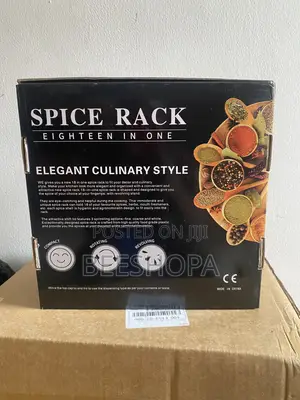 18 Jar Rotating Spice Rack Set