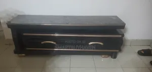 TV Console (Black and Gold)