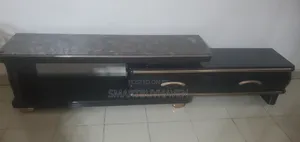 TV Console (Black and Gold)