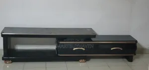 TV Console (Black and Gold)