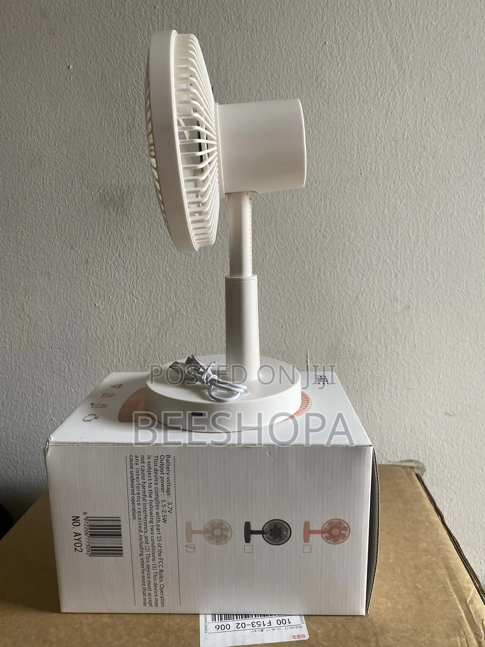 USB Rechargeable Portable Fan
