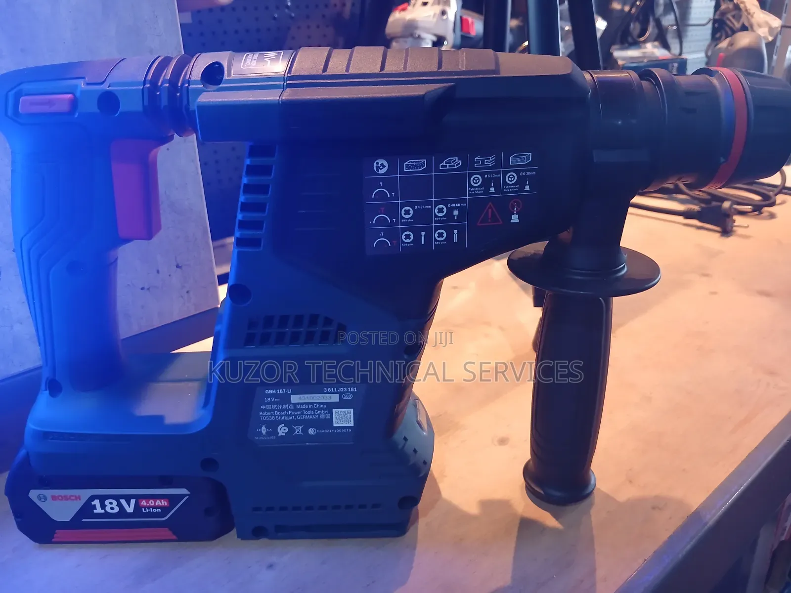 GBH 187-Li Cordless Rotary Hammer