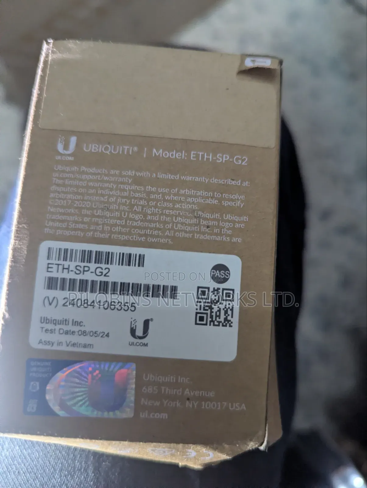 Ubiquiti Surge Arrestor ETH-SP-G2