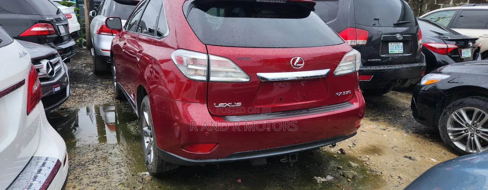 Lexus RX 2011 Red