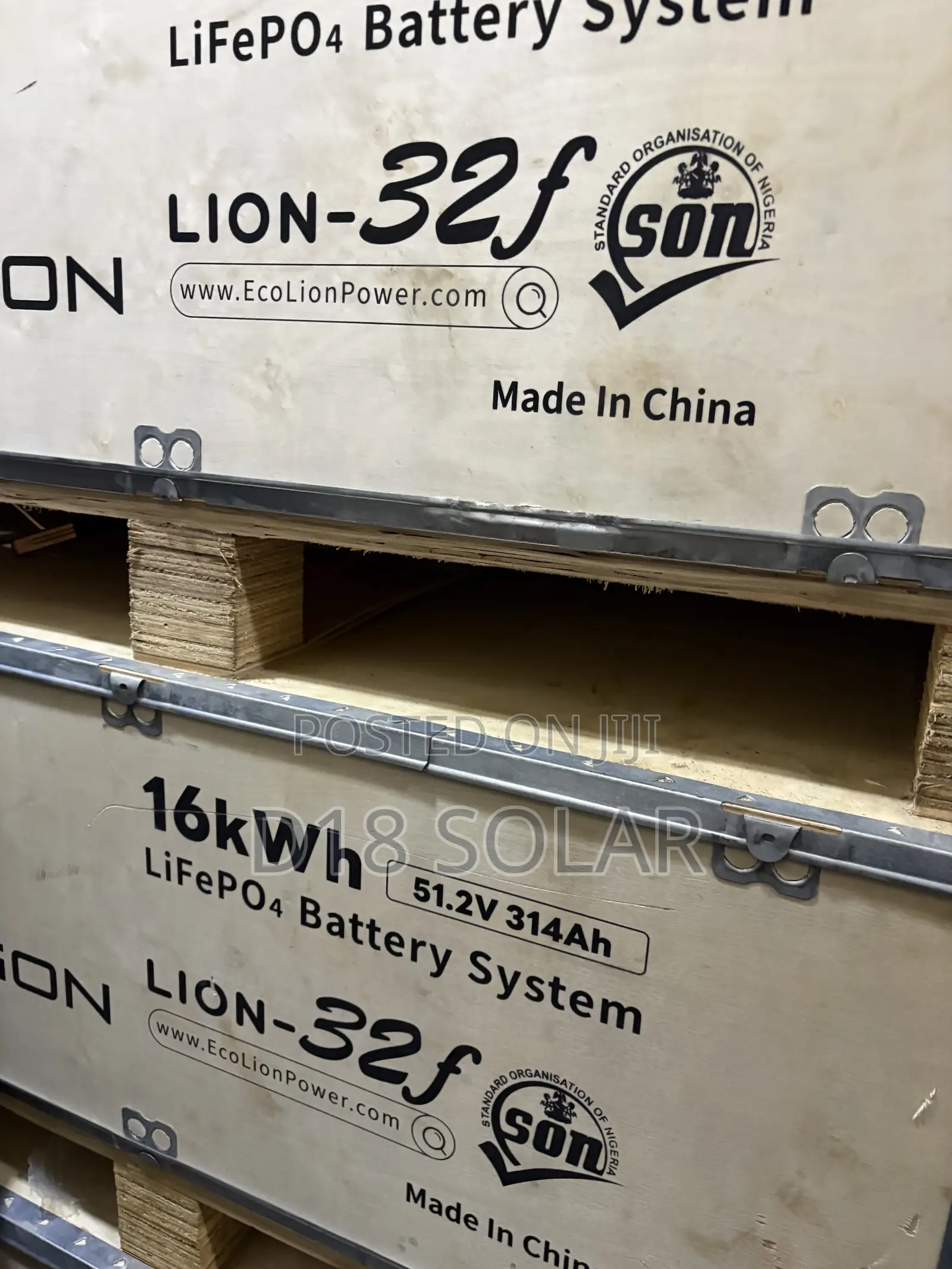 16kwh 51v Ecolion Lithium Batteries