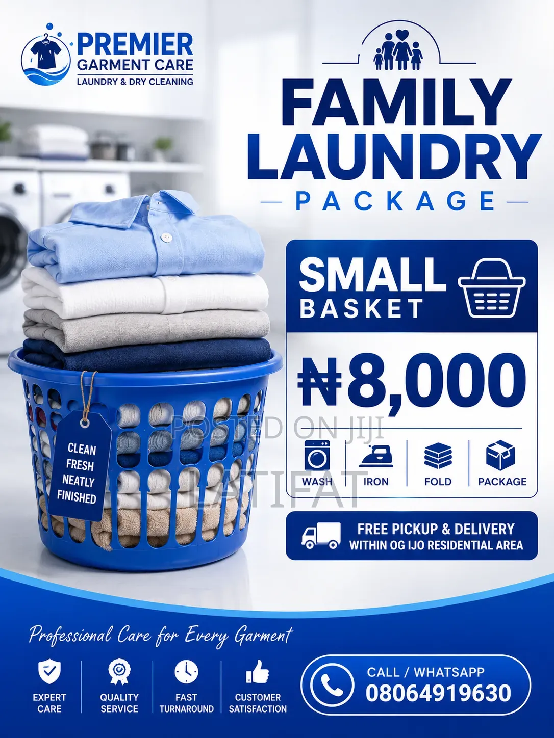 Premium Laundry Dry Cleaning Services, Doorstep Pickup Delivery