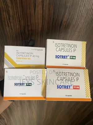 Isotretinoin 10mg 20mg 30mg 40mg Capsules (Sotret/Tretiva)