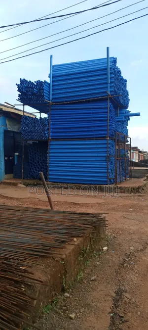 Blue Plumbing Pipes