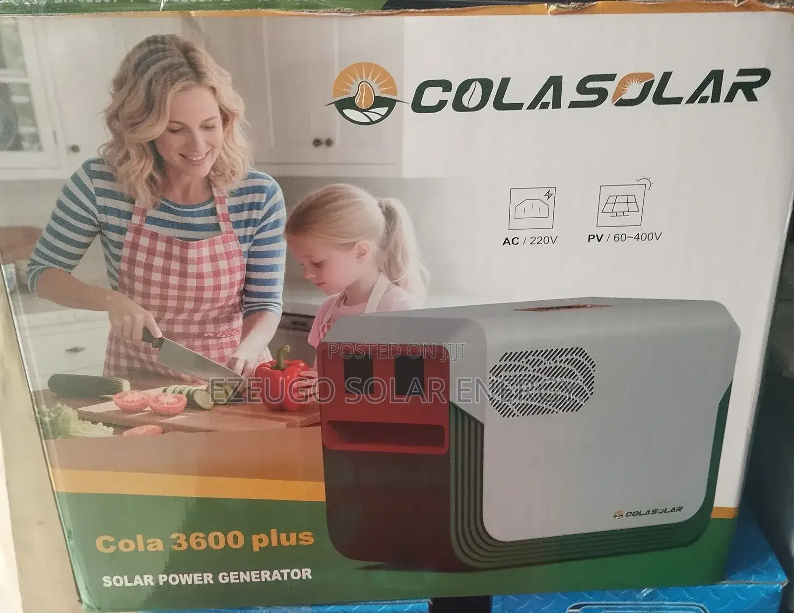 3.6kWH COLA Solar Generator