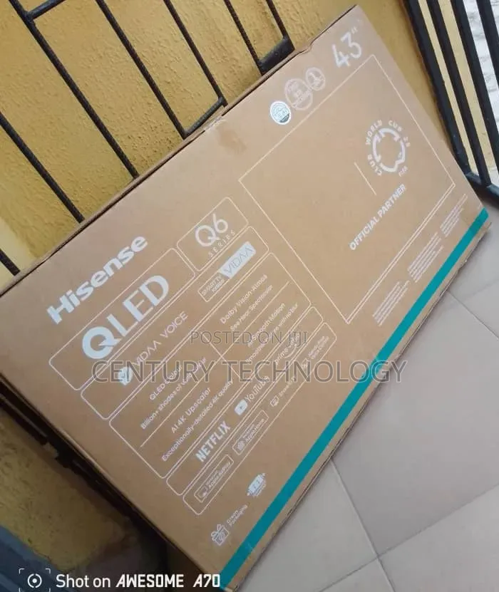Hisense 43" Smart TV – Immersive Viewing Experience