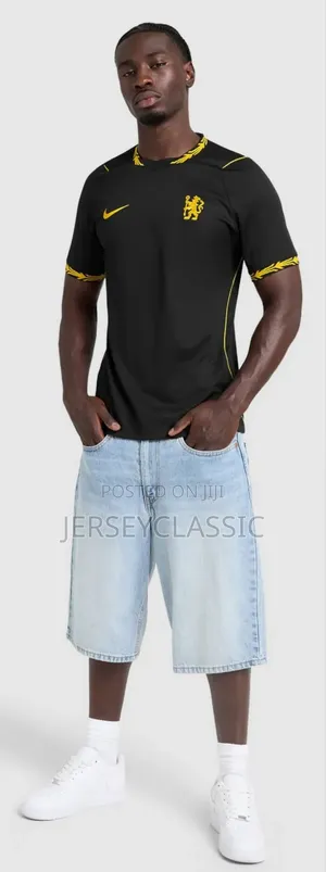 Chelsea Away Jersey 2026/27 – Black Gold Football Kit