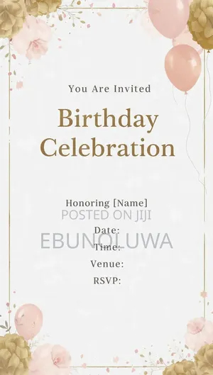 I Will Design Flyers, Invitations Posters