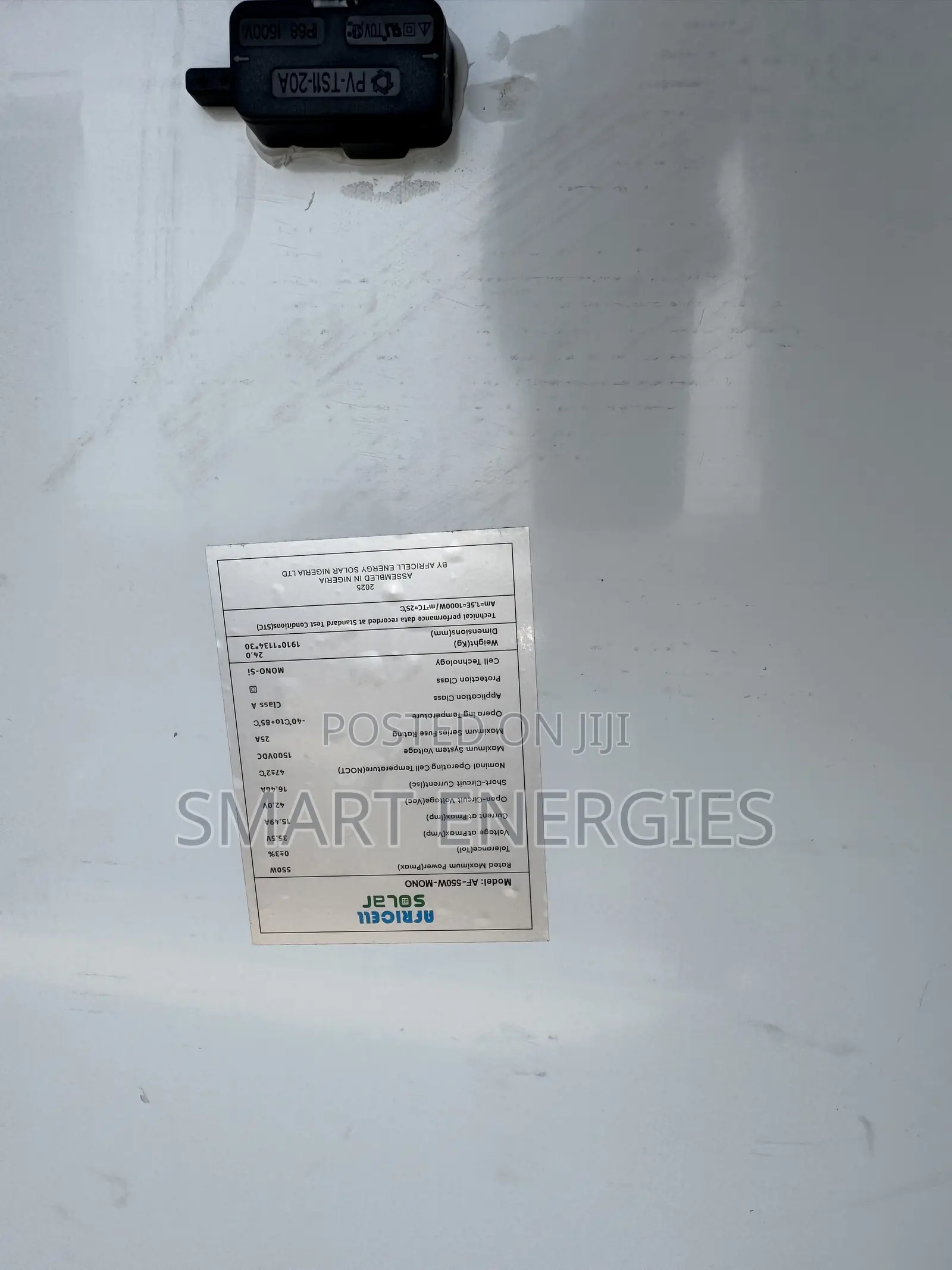 550watts Africell 120cells Halfcut Mono Solar Panel