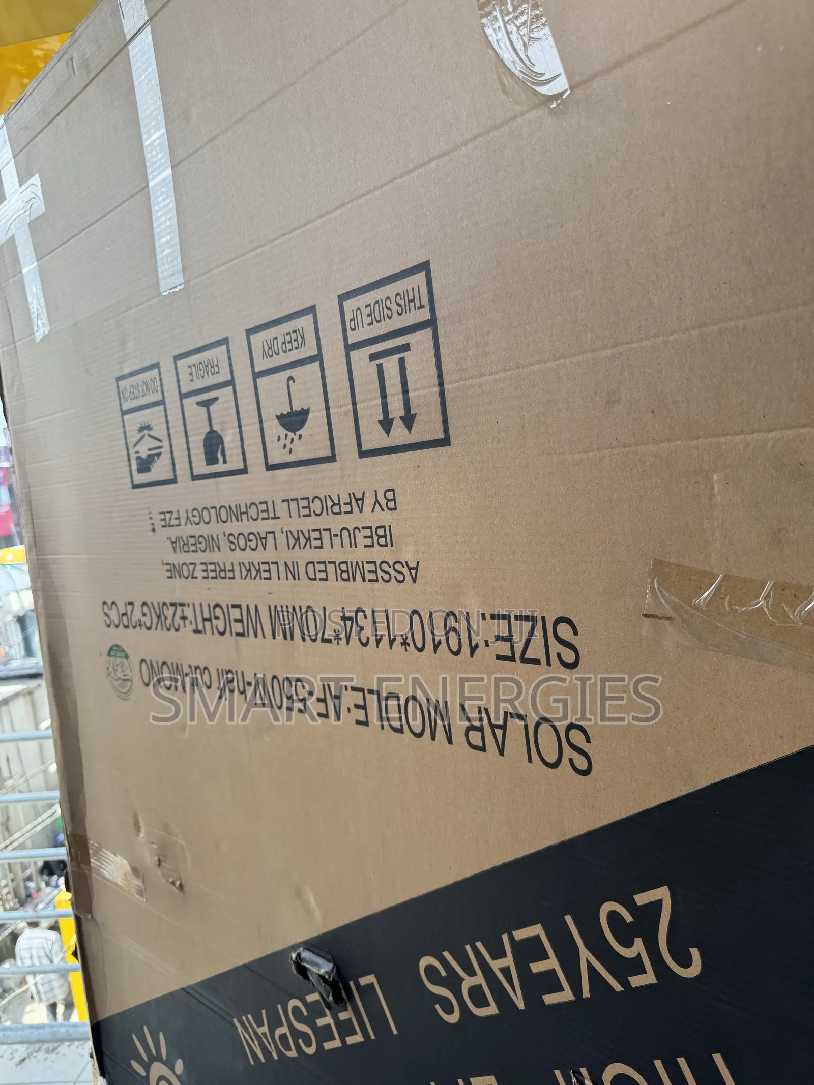550watts Africell 120cells Halfcut Mono Solar Panel