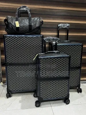 Goyard Luxury Luggage Boxes With Duffle Bag