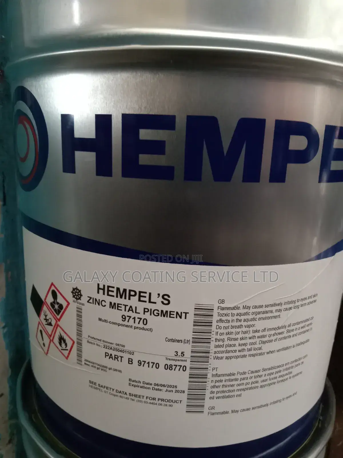 Hempel Zinc Dust a and B